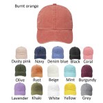 Wholesale simple Solid Colored Baseball Cap One Fits Most Adjustable Cotton