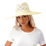 Wholesale weaved Straw Panama Hat Braided Trim One Fits Most Hat Brim W Paper St