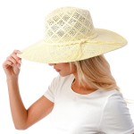 Wholesale weaved Straw Panama Hat Braided Trim One Fits Most Hat Brim W Paper St
