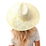 Wholesale weaved Straw Panama Hat Braided Trim One Fits Most Hat Brim W Paper St