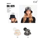 Wholesale c C BK Aztec Reversible Bucket Hat One Fits Most Cotton