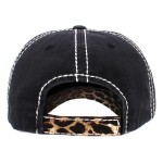 Wholesale sweet Southern Sassy Animal Printed Patch Animal Print Under Brim One