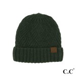 C.C HAT-4000
Lined Criss-Cross Pattern Cuff Beanie Hat

- One Size Fits Most
- 42% Acrylic / 29% Polyester / 25% Nylon / 4% Wool
- Lining: 60% Polyester / 40% Acrylic