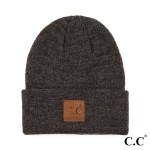 C.C HTM-1
Classic Beanie With Big Brown C.C Logo

- One Size Fits Most
- 100% Acrylic