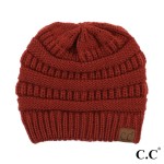 Wholesale c C Hat Solid Ribbed Beanie Original Beanie One Acrylic Matches C C YJ