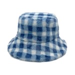 Do Everything In Love Faux Fur Plaid Bucket Hat 

- One Size Fits Most 
- Lined Bucket Hat With Adjustable Drawstring 
- 100% Polyester 