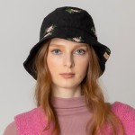 Do Everything In Love Bucket Hat With Embroidered  Flower Detail 

- One Size Fits Most 
- Lined With Adjustable Drawstring
- 100% Polyester  