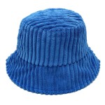 Wholesale do Everything Love Solid Corduroy Bucket Hat One Lined Adjustable Draw