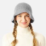 Wholesale thick Cable Knit Bucket Hat One Fits Most Acrylic Nylon