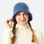 Wholesale thick Cable Knit Bucket Hat One Fits Most Acrylic Nylon