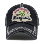 Wholesale vintage Distressed Baseball Cap Mamacita Needs Margarita Embroidered D