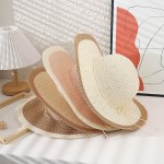 Wholesale woven Straw Hat Sequin Band Stripe Details One Fits Most Adjustable Dr