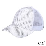 C.C BAB-8040
Rhinestone Net Baseball Cap With Mesh

- One Size Fits Most
- 60% Polyester / 40% Cotton