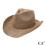 C.C CBC-03
Sequin Cowboy Hat With Suede String Trim Band

- One Size Fits Most
- Adjustable Drawstring
- Brim Approximately 3.25"L
- 60% Paper / 40% Polyester 
