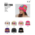 Wholesale c C Hat Multi Color Hand Crochet Beanie One Fits Most Hand Crochet Acr