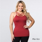 Wholesale summer must have here sexy cami top spaghetti straps sleeveless criss