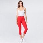 Wholesale mix Brand peach skin capris seamless chic must have every wardrobe li