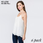 Wholesale lightweight camisole shirt summer weather soft breathable fabric it s