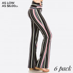 Wholesale soft brushed full bohemian flare pants waist slim fit flared legs Supe