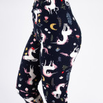 Wholesale peach skin unicorn print capri leggings Inseam One fits most Compositi