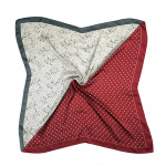 Wholesale half paisley half polka dotted bandana scarf Polyester