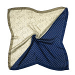 Wholesale half paisley half polka dotted bandana scarf Polyester