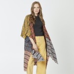 Wholesale do everything Love Brand Lightweight Plaid Print Color Block Kimono On