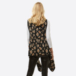 Wholesale leopard Print Vest One fits most L Acrylic