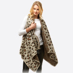 Wholesale leopard Print Vest One fits most L Acrylic
