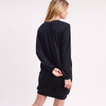 Wholesale women s Sweater Tunic Dress PACK o Long sleeves banded cuffs o Crew ne