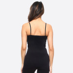 Women's Solid Seamless Camisole.

• Spaghetti straps 
• Seamless design for extra comfort 
• Longline hem 
• Soft and stretchy 
• Curve-Hugging
• Body Contouring 
• Perfect for layering under sheer tops or by itself 
• Imported 

- One size fits most 0-14
- Approximately 18" L
- 92% Nylon / 8% Spandex