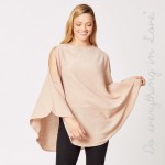 Wholesale do everything Love brand solid color knit sleeveless poncho One fits m