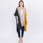 Wholesale do everything Love Brand Ombre Color Block Kimono One fits most L Poly