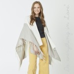 Wholesale do everything Love brand two ruana shawl fringes One fits most L Acryl