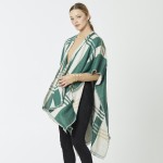 Wholesale do everything Love Brand Plaid Kimono Frayed Trim One fits most L Acry