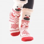 Wholesale women s Assorted Christmas Sherpa Lined Slipper Socks Pack o Various C