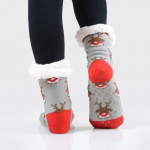 Wholesale women s Assorted Christmas Print Sherpa Socks Pack o Assorted Christma