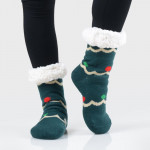 Wholesale women s Assorted Christmas Print Sherpa Socks Pack o Assorted Christma