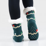 Wholesale women s Assorted Christmas Print Sherpa Socks Pack o Assorted Christma