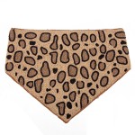 Wholesale leopard print seed beaded scarf necklace Heavyweight Button closure W