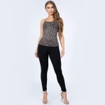Wholesale women s Seamless Leopard Print Camisole o Soft comfortable thin straps
