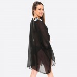 Wholesale women s lightweight sheer floral embroidered kimono One fits most L Vi