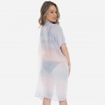 Wholesale women s Lightweight Sheer Ombre Kimono One fits most L Viscose