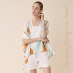 Wholesale do everything Love Brand Short Lightweight Satin Tie Dye Kimono One fi
