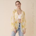 Wholesale do everything Love brand women s lightweight sheer tie dye print kimon