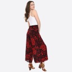 Wholesale women s Leopard Print Palazzo Pants Elastic Waistband S M Inseam L Vis