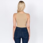 Wholesale women s Mix Brand Solid Seamless Tank Top Bodysuit Pack Crotch Button