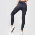 Wholesale women s Rise Seamless Ribbed Moto Workout Tights o Elasticized tummy f