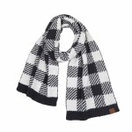 Wholesale c C SF Buffalo Check Jacquard Knit Scarf L W Polyester