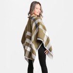 Wholesale women s Plaid Ruana One fits most L Acrylic